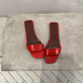 Damen Elegante Slipper mit breitem Riemendesign R&B
