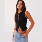 Damen tailliertes Schlafoberteil R&B