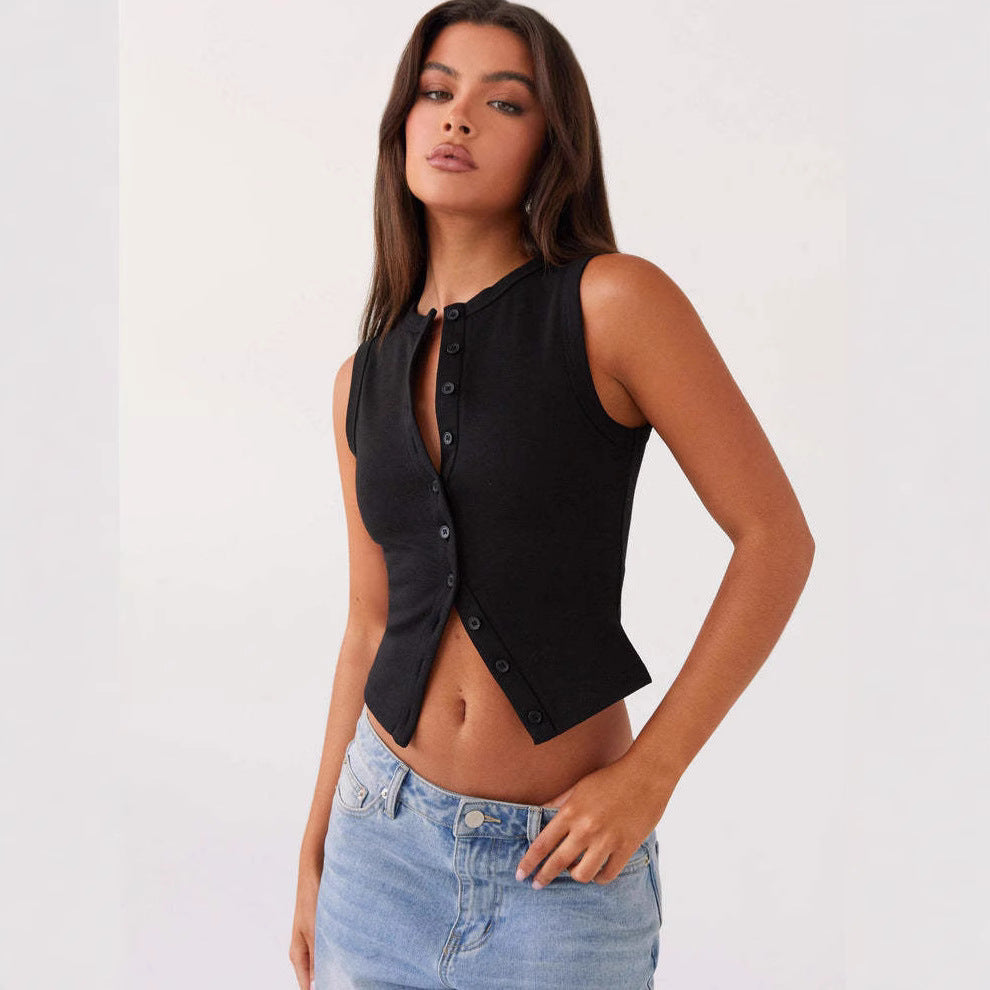 Damen tailliertes Schlafoberteil R&B