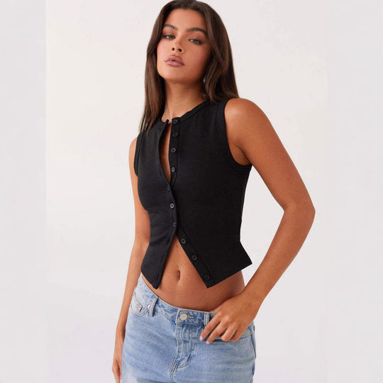 Damen tailliertes Schlafoberteil R&B