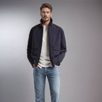 Herren lässige Jacke mit praktischen Taschen und modernem Schnitt R&B
