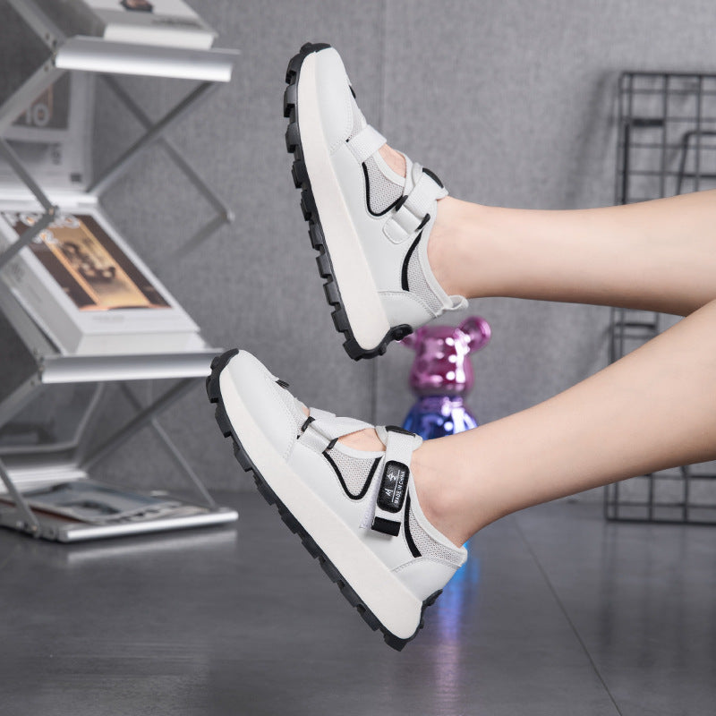 Damen Sportliche Freizeitschuhe mit verstellbarem Riemen und rutschfester Sohle R&B