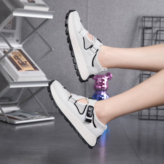 Damen Sportliche Freizeitschuhe mit verstellbarem Riemen und rutschfester Sohle R&B