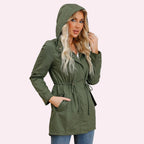 Damen Funktionsjacke mit verstellbarem Bund und Reißverschluss R&B