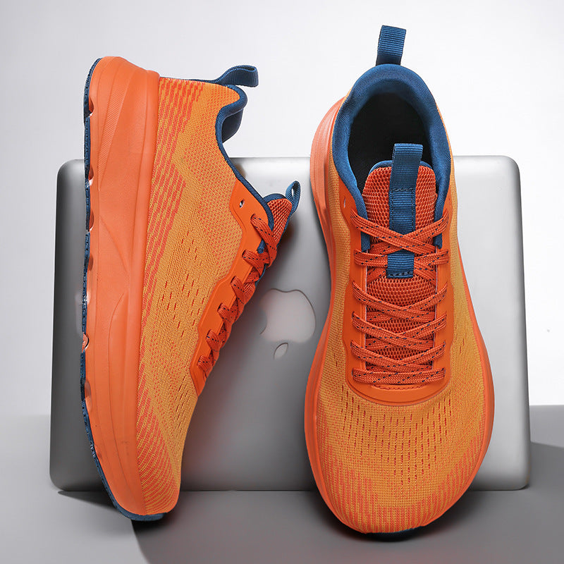 Damen Atmungsaktive Laufschuhe mit stoßdämpfendem Obermaterial und elastischem Schnellschnürsystem R&B