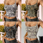 Damen ärmelloses Top im Camouflage-Design