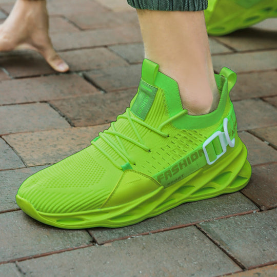 Damen Sportliche Schnür-Sneakers mit elastischem Obermaterial R&B