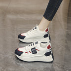 Damen Trendige Sneakers mit stylishem Plateausohlen-Design R&B