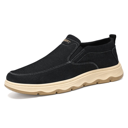 Damen Slip-On Freizeitschuhe mit rutschfester Sohle und atmungsaktiver Textiloberfläche R&B