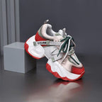 Damen Sportliche Chunky Sneakers mit atmungsaktivem Obermaterial und dämpfender Sohle R&B