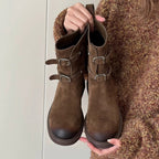 Damen Stiefelette mit zwei Riemen