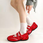 Damen Freizeitschuhe mit elastischem Riemchen-Design für optimalen Halt R&B