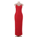 Damen figurbetontes Maxikleid mit floralem Design R&B