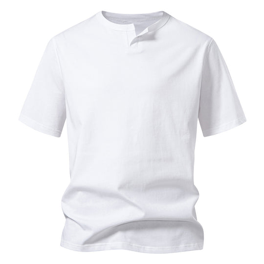 Herren T-Shirt mit modernem Ausschnitt und komfortablem Schnitt R&B