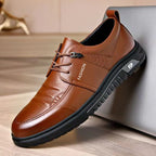 Herren Elegante Schnürschuhe aus hochwertigem Leder mit rutschfester Sohle R&B