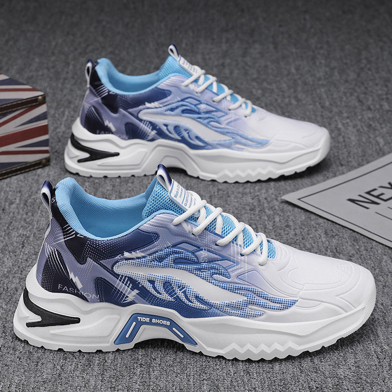 Damen Sportliche Sneakers mit innovativem Camouflage-Muster und dämpfender Sohle R&B