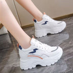 Damen Sportliche Sneakers mit elastischem Obermaterial und gepolsterter Sohle