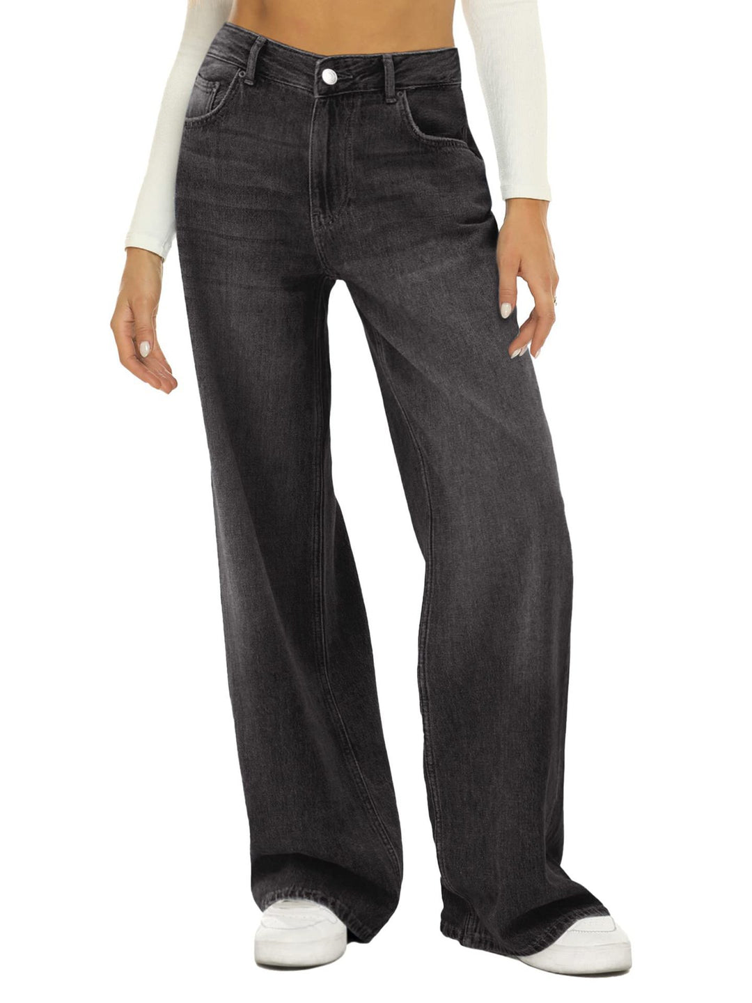 Damen Weite Jeans im Vintage-Stil