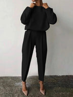 Damen Lässiges Zweiteiliges Set mit weitem Schnitt und stylischen Details R&B