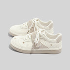 Damen Sneakers mit floralem Design und praktischem Klettverschluss