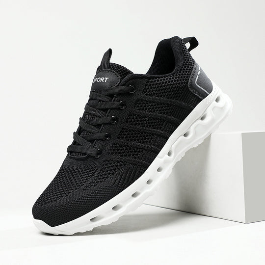 Damen Sportliche atmungsaktive Sneakers mit flexibler Laufsohle R&B