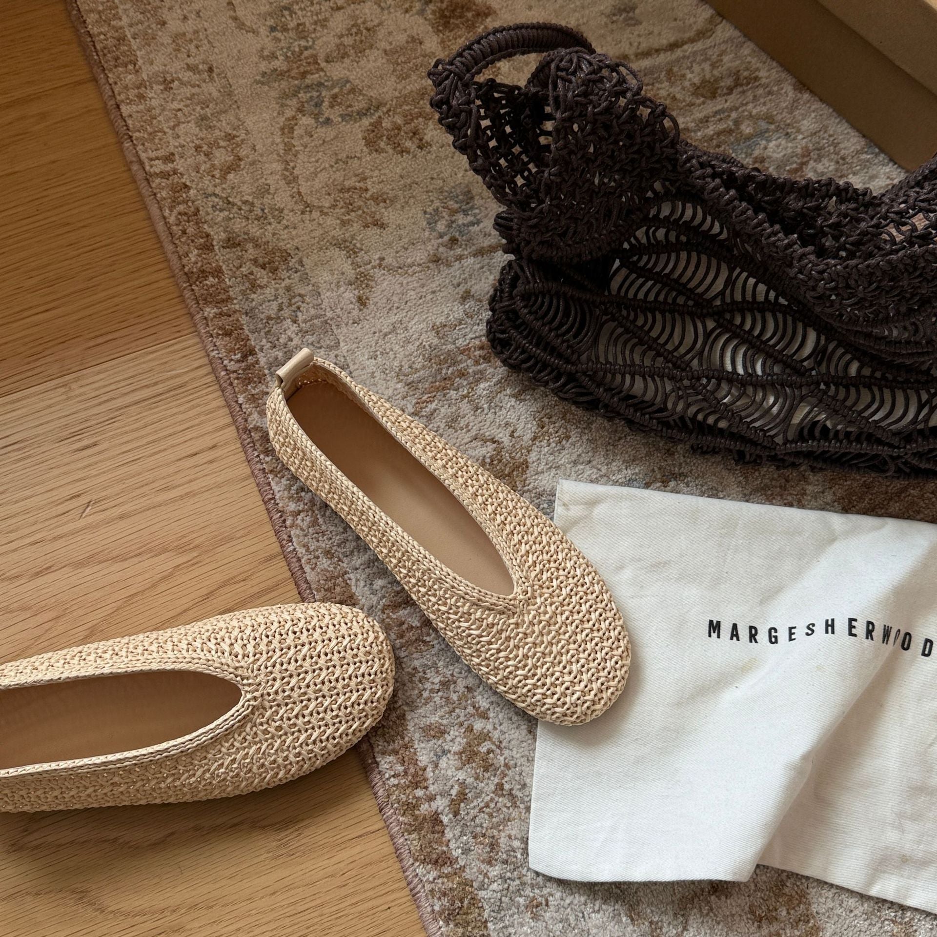 Damen Komfortable Slip-On Ballerinas mit modischem Flechtmuster