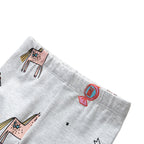 Mädchen Leggings mit zauberhaften Regenbogen- und Einhorn-Motiven R&B