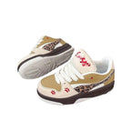 Damen Sportliche Sneaker mit animalischem Muster und bequemer Dämpfung R&B