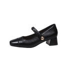 Damen elegante Sling-Pumps mit dekorativem Riemen und komfortablem Blockabsatz R&B
