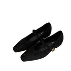 Damen elegante Slipper mit modischem Riemchen und hochwertiger Obermaterialstruktur R&B