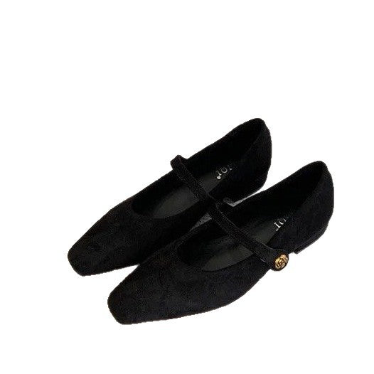 Damen elegante Slipper mit modischem Riemchen und hochwertiger Obermaterialstruktur R&B