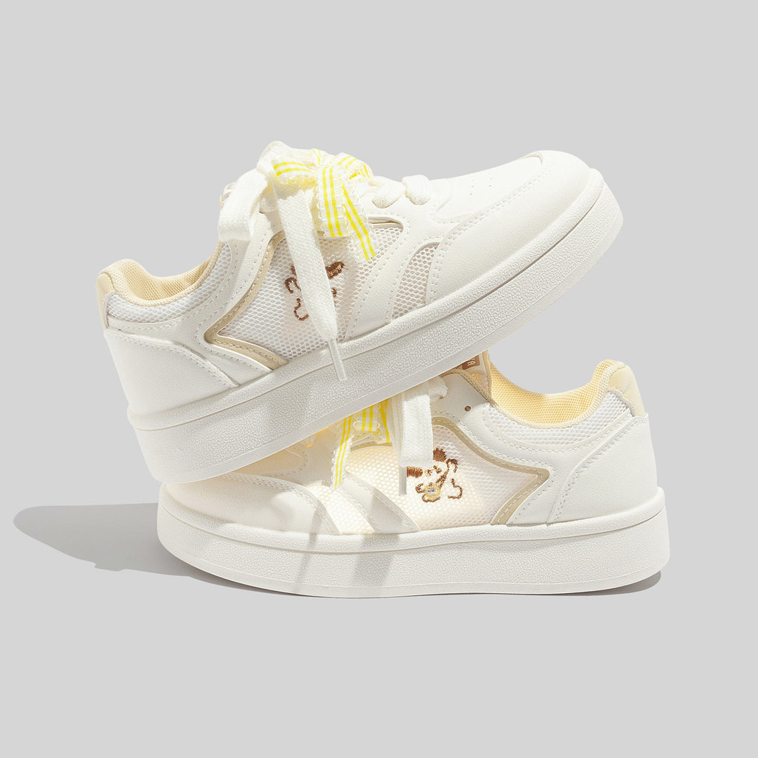 Damen Schnüre Sneakers aus atmungsaktivem Mesh mit einzigartigem Design R&B