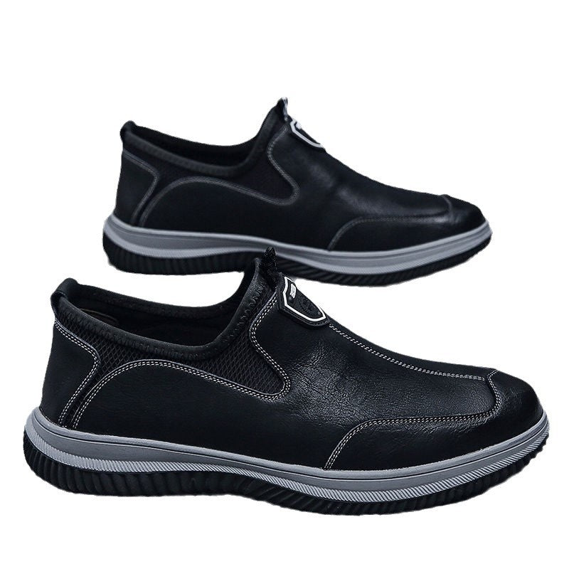 Herren Bequeme Slip-On Freizeitschuhe mit atmungsaktiver Mesh-Einspritzung R&B