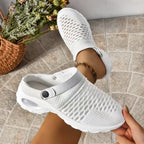 Damen Atmungsaktive Slip-On Freizeitschuhe mit elastischem Riemen R&B