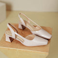 Damen Slingback-Pumps mit modernem Design und bequemem Blockabsatz