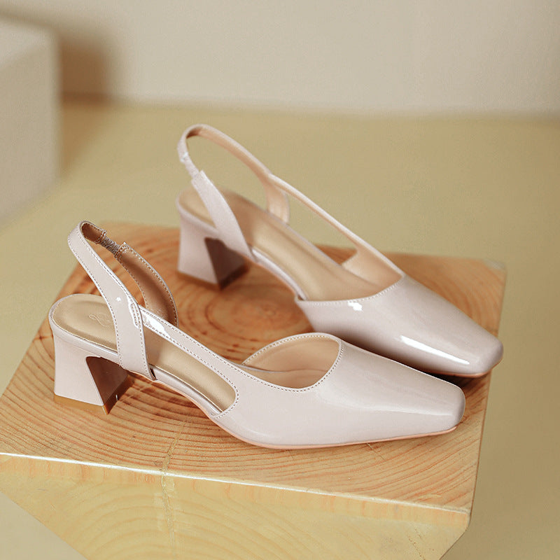 Damen Slingback-Pumps mit modernem Design und bequemem Blockabsatz