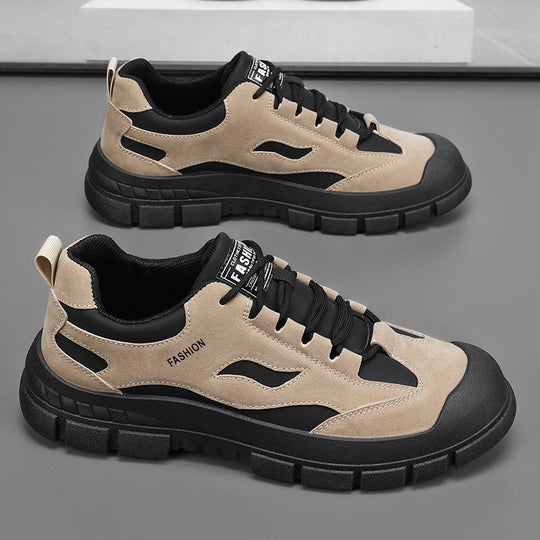 Damen Sportliche Sneakers mit robustem Sohlenprofil und atmungsaktiver Mesh-Oberfläche R&B