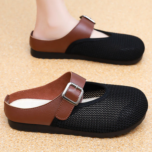 Damen Atmungsaktive Clogs mit modischem Riemen R&B