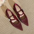 Damen elegante Ballerinas mit modischem Strassdetail