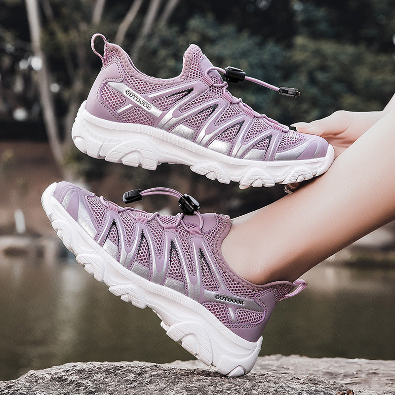 Damen Multifunktionale Outdoor-Sneaker mit praktischem Schnellschnürsystem