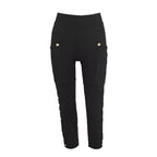 Damen Sportliche Freizeithose mit praktischen Cargo-Taschen und Knopfdetails R&B