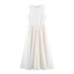 Damen Midi-Kleid mit elegantem Schnitt und fließendem Rock R&B