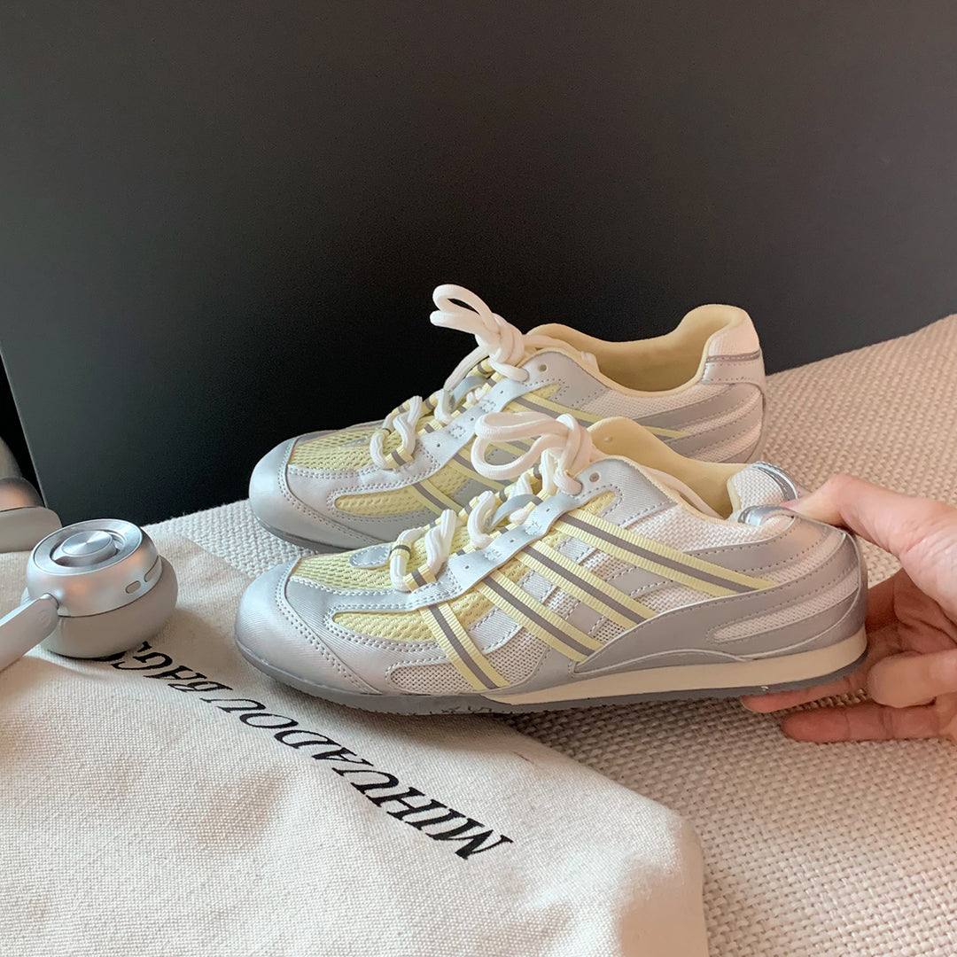 Damen Sportliche Sneakers mit innovativem Dämpfungssystem und atmungsaktiver Mesh-Oberfläche R&B