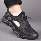 Damen Komfortable Schnürschuhe mit atmungsaktivem Mesh-Obermaterial und strapazierfähiger Sohle