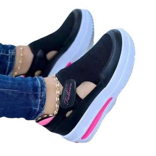 Damen atmungsaktive Sneaker mit luftigen Einsätzen R&B