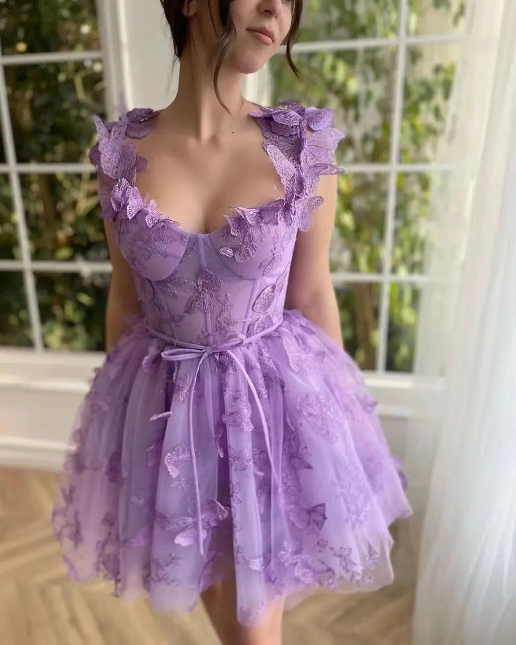 R&B | Chic Schlitz Braut Party Strand Kleid