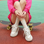 Damen sportliche Sneaker mit modischem Statement-Design und dämpfender Sohle R&B