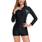 Damen Sportlicher Langarm-Surfanzug R&B