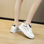 Damen elegante und bequeme Sneakers mit erhöhter Laufsohle R&B