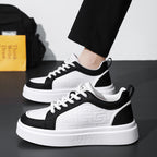 Damen Trendige Plattform Sneakers mit minimalistischer Oberflächenstruktur